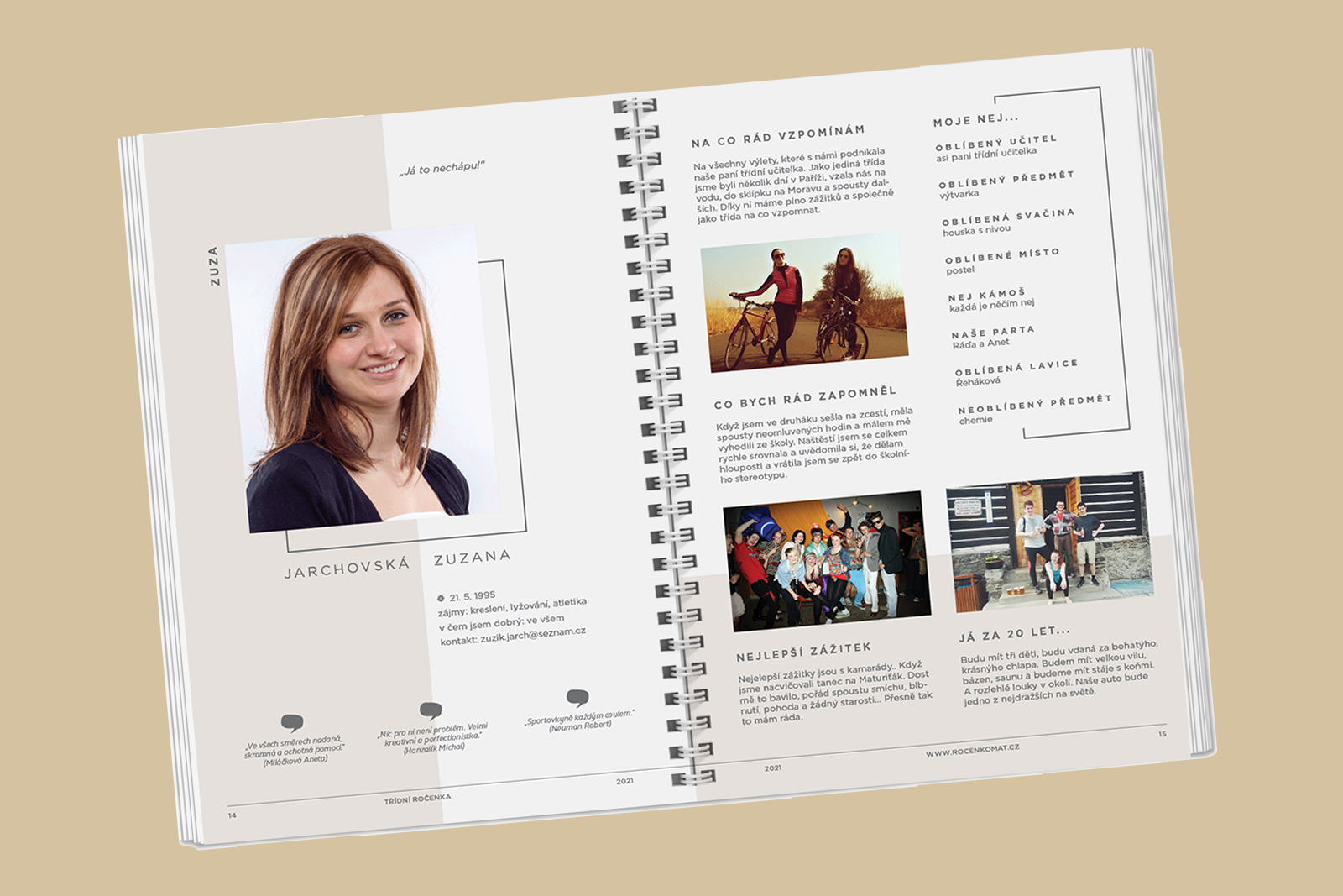 Minimal – design ročenky